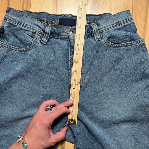 VINTAGE Y2K Baggy Skater Jeans Size 30X32 Breakdown Wide Leg Retro Streetwear - Picture 5 of 9